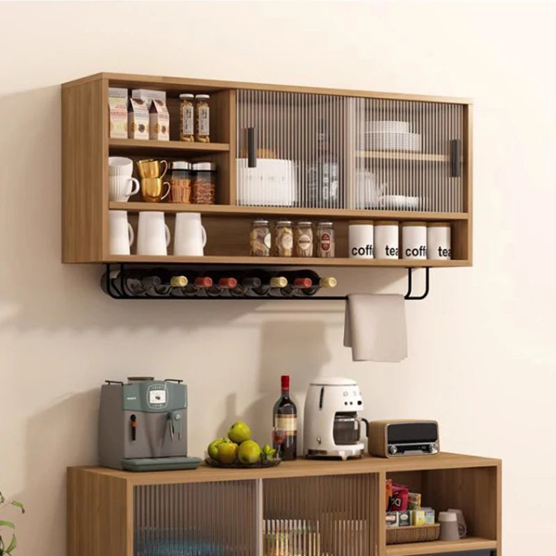 Solid Wood Floating Wall Shelf – Nordic 4-Tier Storage Rack Floating Wall Shelf Babs