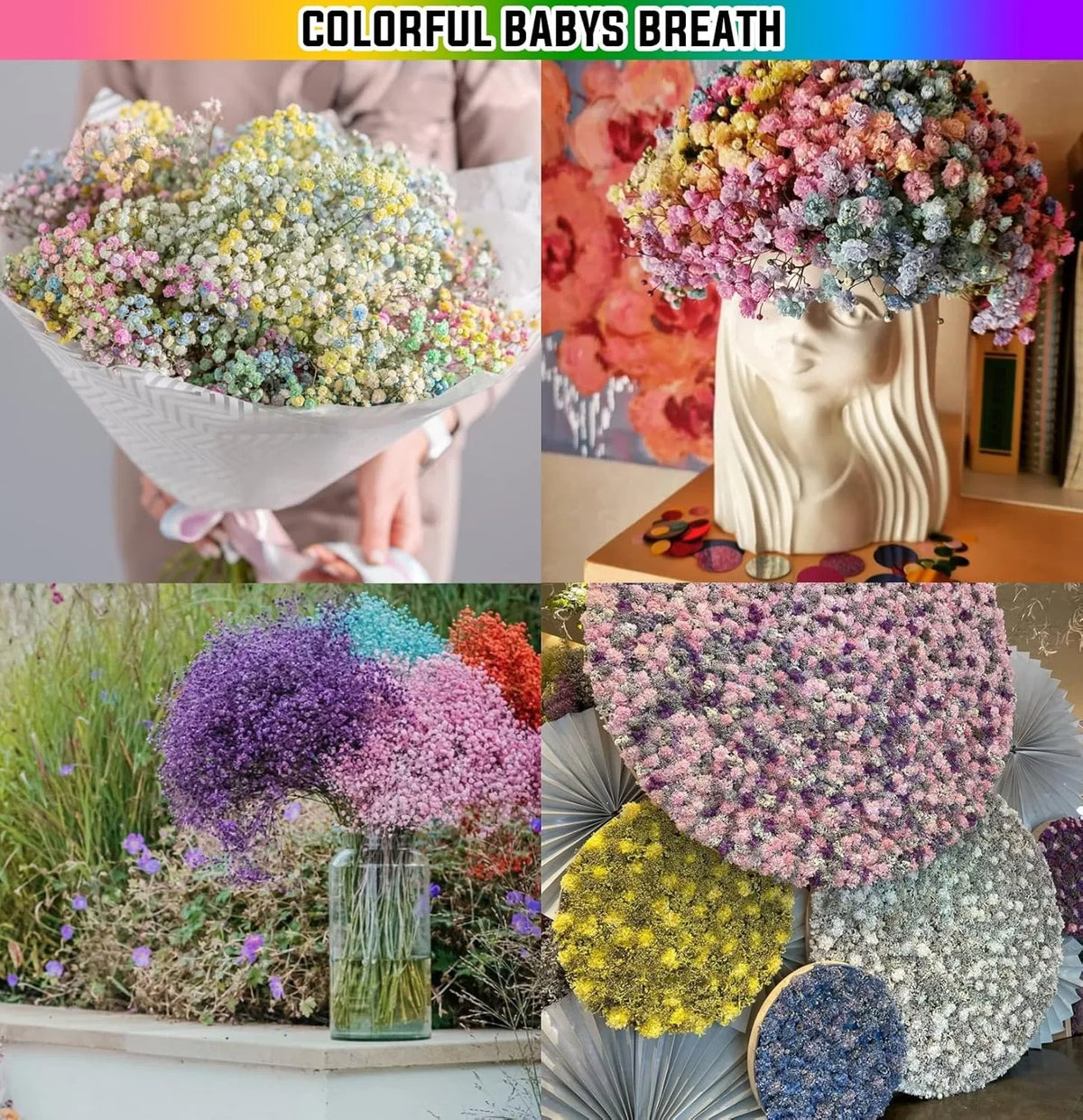 52cm Artificial Star Flower Bouquet – Wedding & Home Decor Artificial Flower Bouquet Babs
