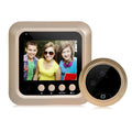 Smart Cat Eye Door Viewer – HD 2.4" IR Night Vision & Motion Detection Peephole Door Camera Babs Gold China Mainland