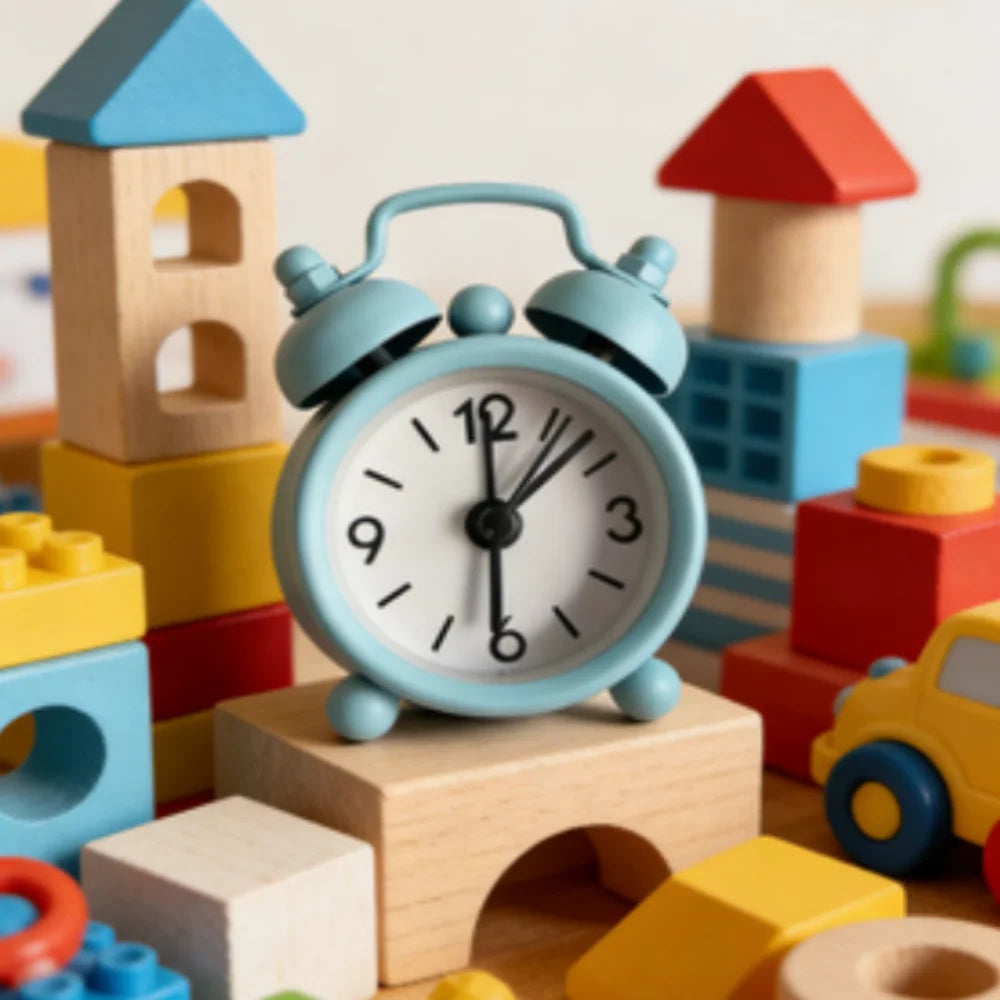 4cm Mini Metal Alarm Clock – Cute Compact Desk Clock Gift Mini Alarm Clock Babs
