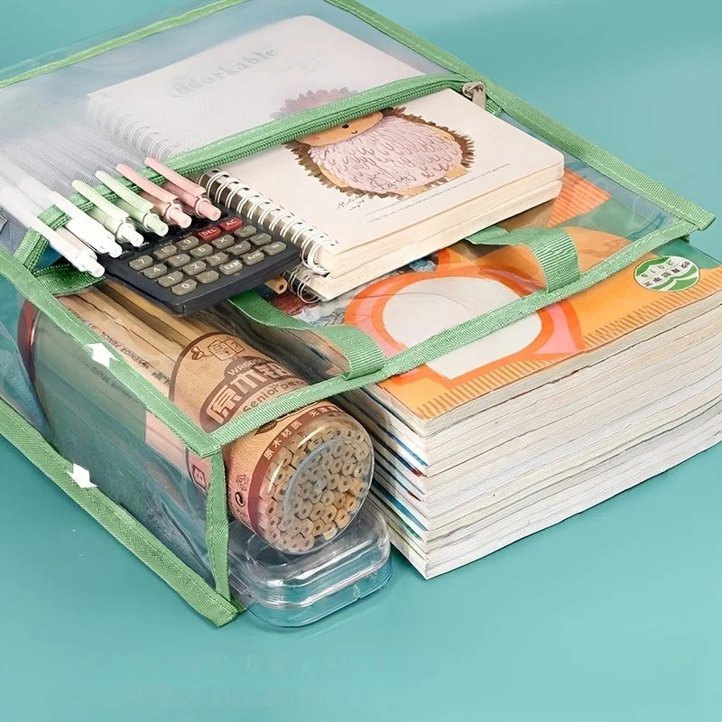 Transparent A4 File Bag – Waterproof Zipper Document Organizer Document Organizer Bag Babs
