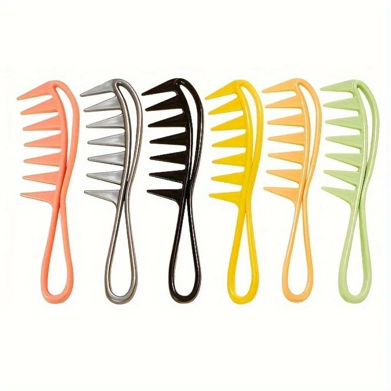 Retro Men's Hair Comb – Hollow 3D Handle for Styling & Massage Men's Hair Comb Babs