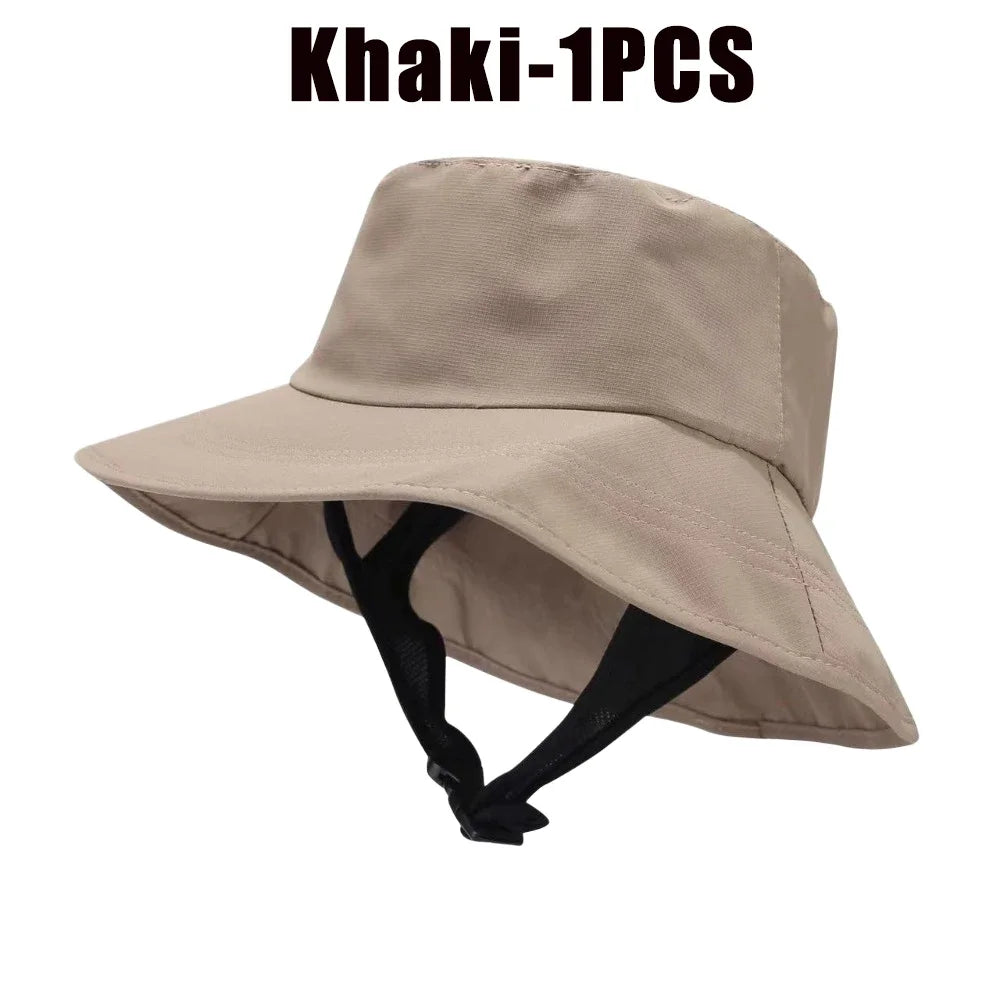 UPF 50+ Mesh Bucket Hat – Breathable Sun Hat Men & Women Bucket Sun Hat Babs Khaki-1PCS