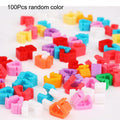 Colorful Balloon Sealing Clips – Reusable Quick Knot Tying Tool Balloon Sealing Clips Babs 100Pcs random color
