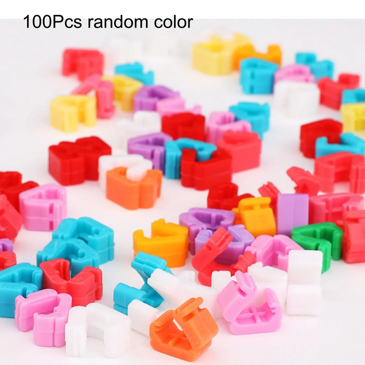 Colorful Balloon Sealing Clips – Reusable Quick Knot Tying Tool Balloon Sealing Clips Babs 100Pcs random color