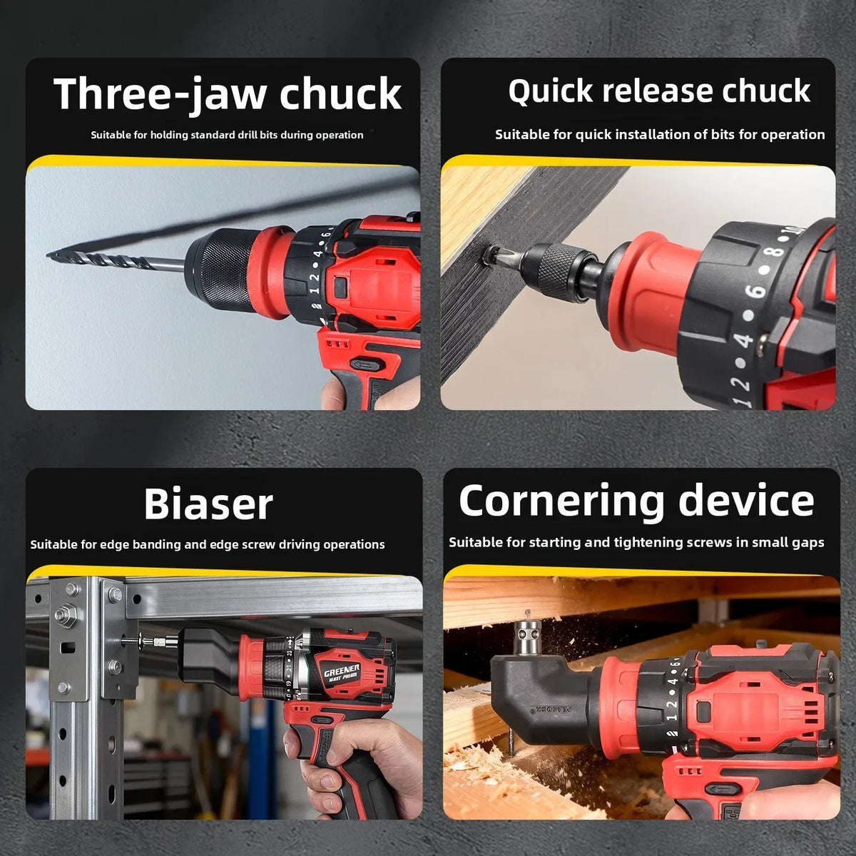 Electric Drill Conversion Chuck – Quick Release Hex Shank Adapter Drill Chuck Adapter Babs