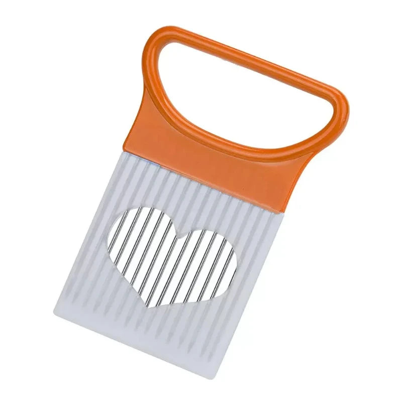 Stainless Steel Onion Holder & Vegetable Slicer – Kitchen Tool Vegetable Slicer Tool Babs