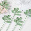 Handmade Crochet Rose Bouquet – Artificial Flowers Gift Artificial Flower Bouquet Babs green 10 pcs