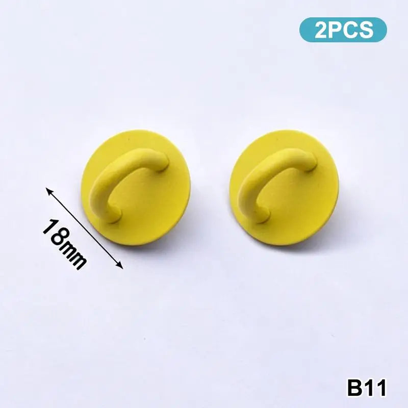 2pcs Adhesive Metal Phone Charm Holder & Keychain Hook Phone Charm Holder Babs B11