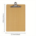 Wooden Clipboard A4 – Writing Pad & Note Board with Clip Wooden Clipboard Babs A4