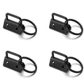 10pcs Metal Belt Clip Key Fob Foldover Connector DIY Hardware DIY Craft Hardware Babs black