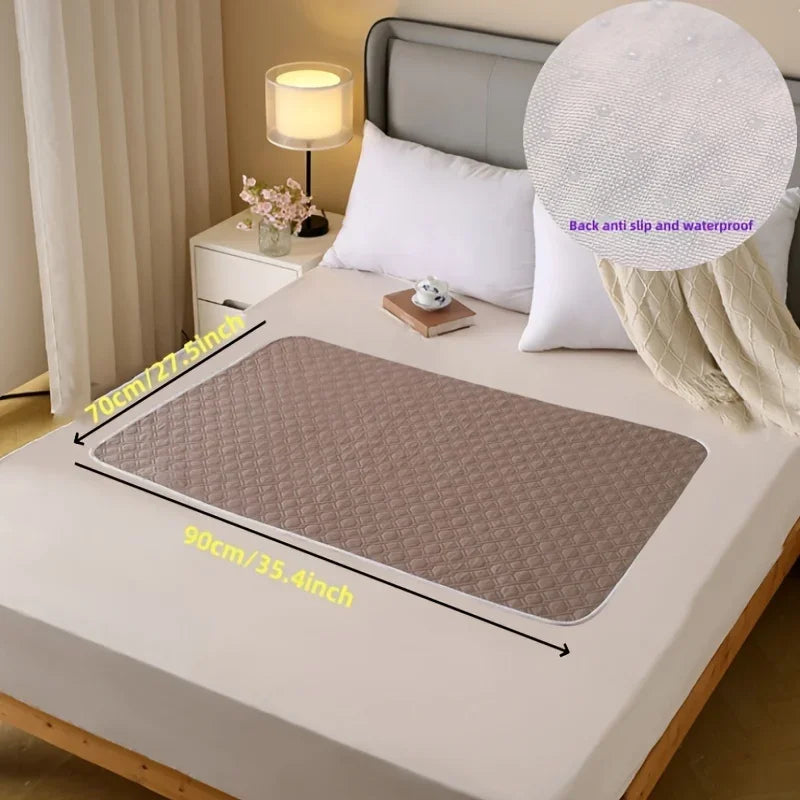 Washable Leak-Proof Care Pads – Reusable Mats for Women & Pets Washable Care Pads Babs brown-70x90cm