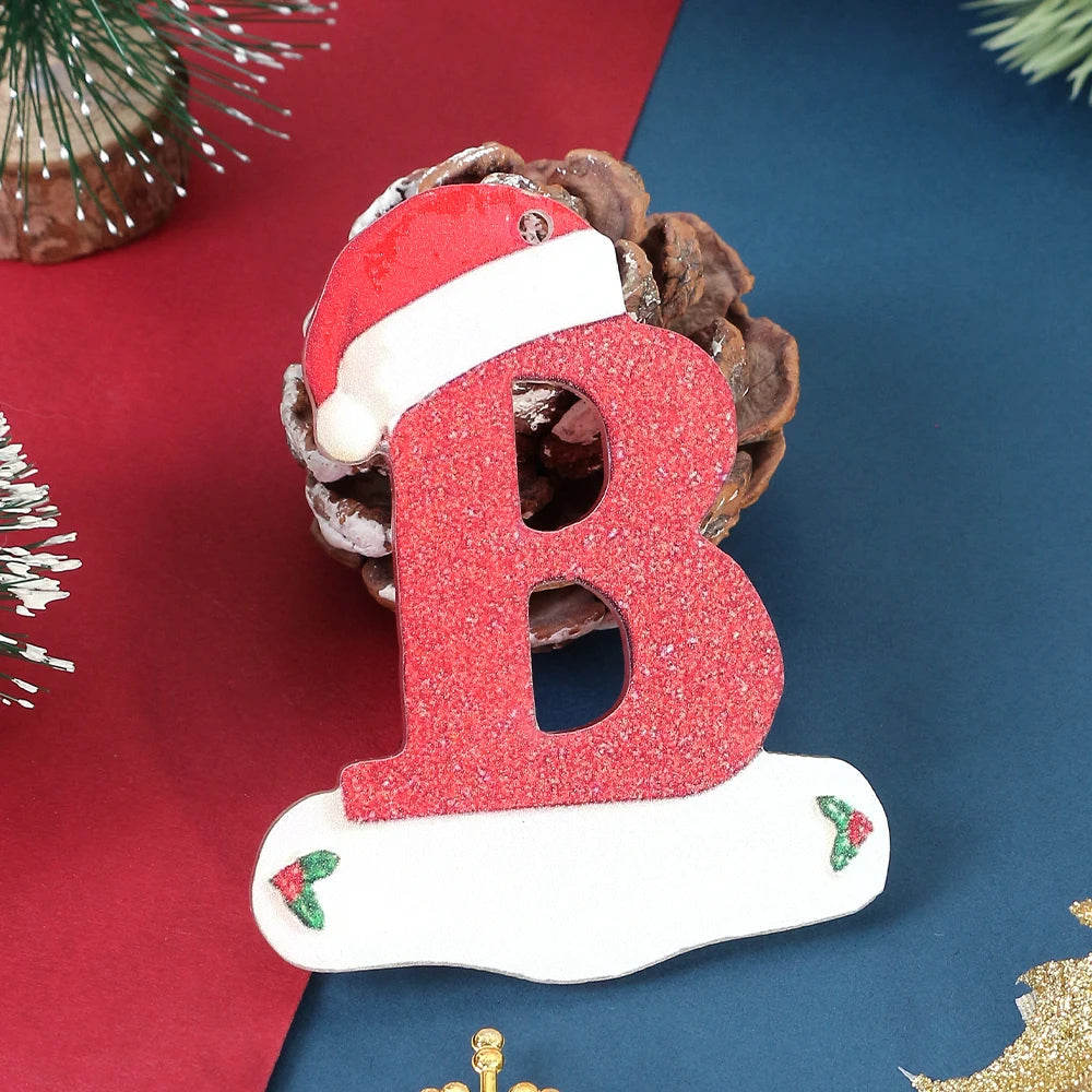 3D Alphabet Christmas Ornaments – DIY Letter Pendants Christmas Ornaments Babs B 1Pcs