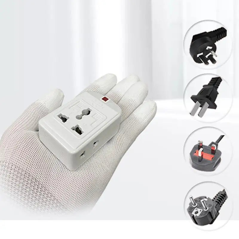 Schuko Power Strip 3-Outlet 7-Hole Multi-Standard Mini Socket Multi-Standard Power Strip Babs