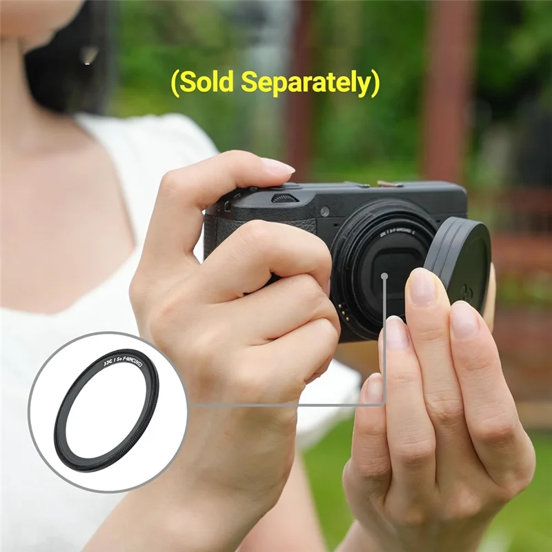 Aluminum Lens Cap for Ricoh GR III GR IIIx GR3x HDF GR II Camera Lens Cap Babs