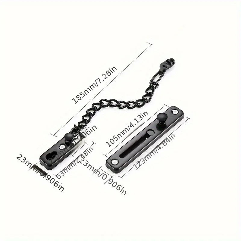 Heavy Duty Stainless Steel Door Chain Lock Security Guard Door Chain Lock Babs