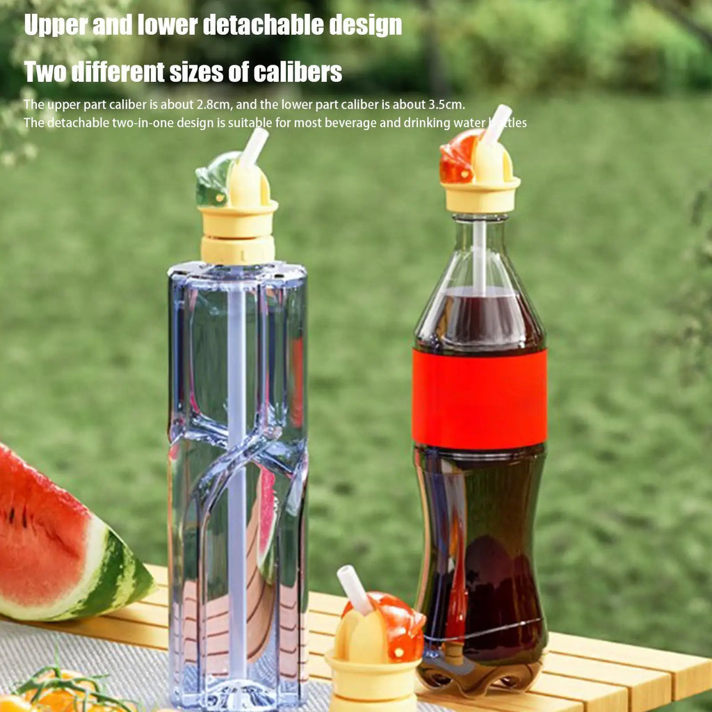 Kids Silicone Bottle Spout Straw Adapter – Leak-Proof & Universal Bottle Straw Adapter Babs