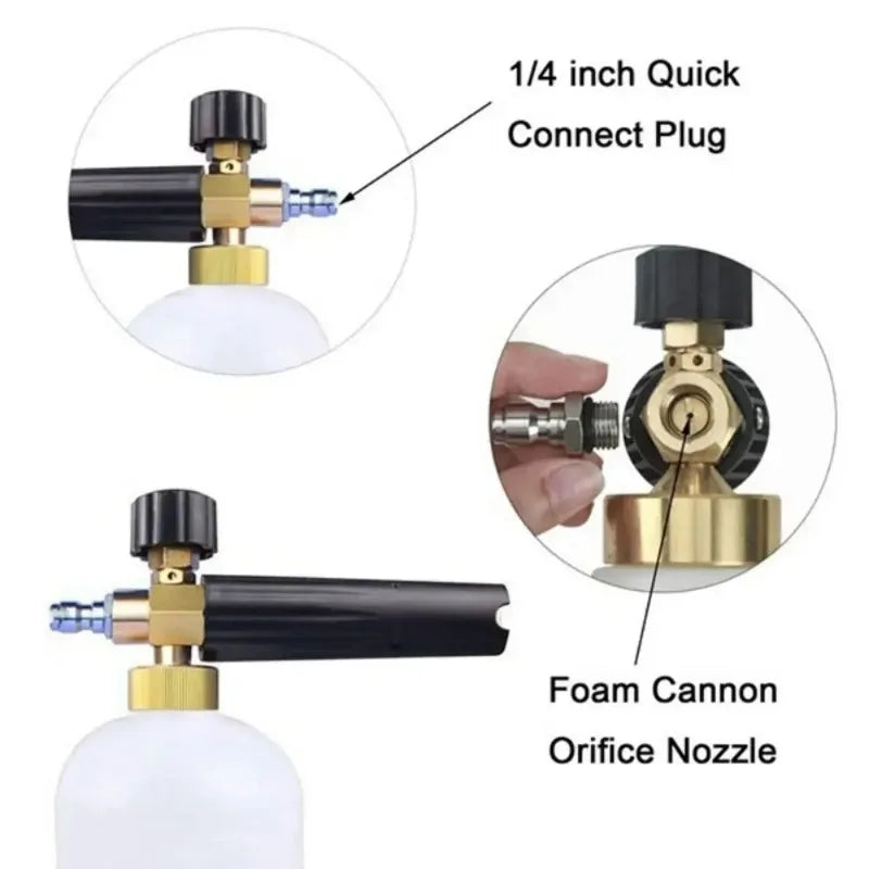 Snow Foam Orifice Tip 0.8–1.4mm Copper Spray Core | Pressure Washer Foam Cannon Nozzle Babs