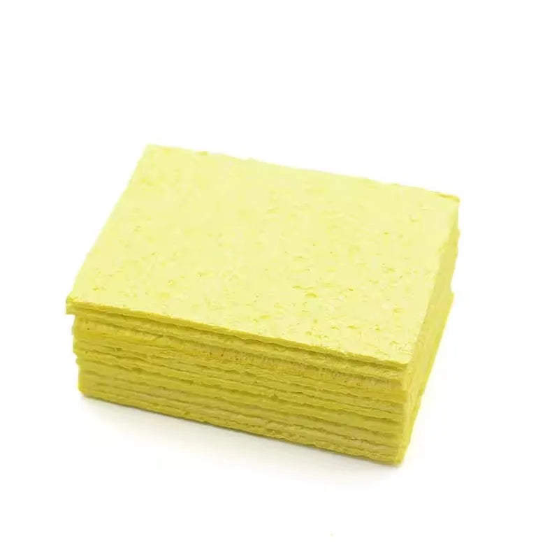Soldering Iron Tip Cleaning Sponge – 10/20/50 Pcs Yellow Soldering Tip Cleaner Babs 50PCS
