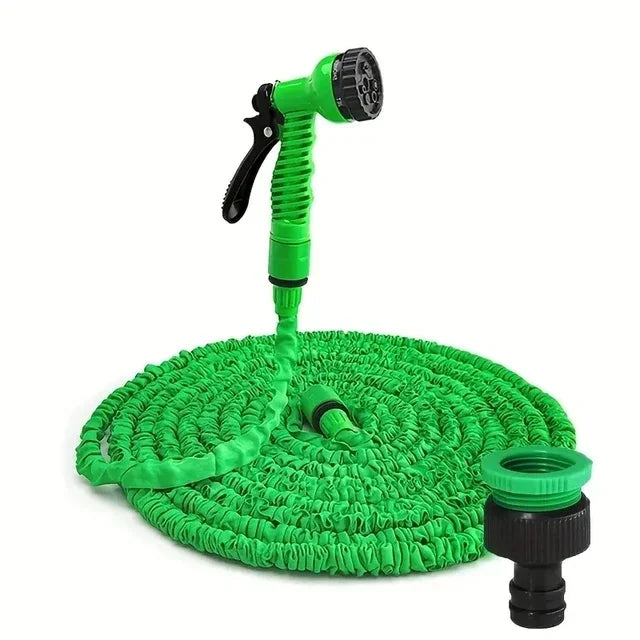 Expandable Magic Garden Hose | 7 Spray Modes, High-Pressure Expandable Garden Hose Babs green 75ft