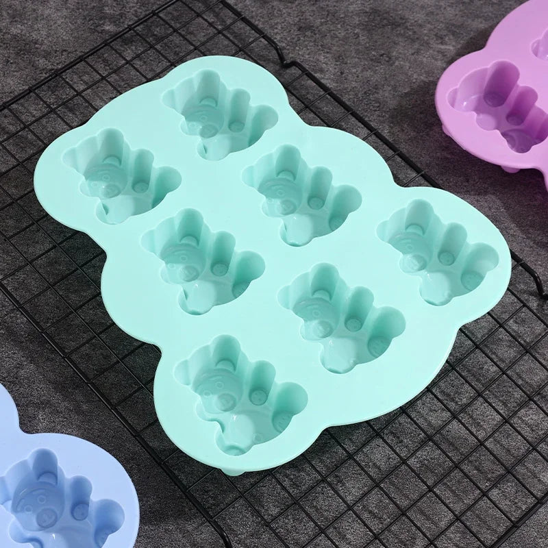 3D Bear Silicone Mold – Chocolate, Candy & Fondant Mould Silicone Baking Mold Babs