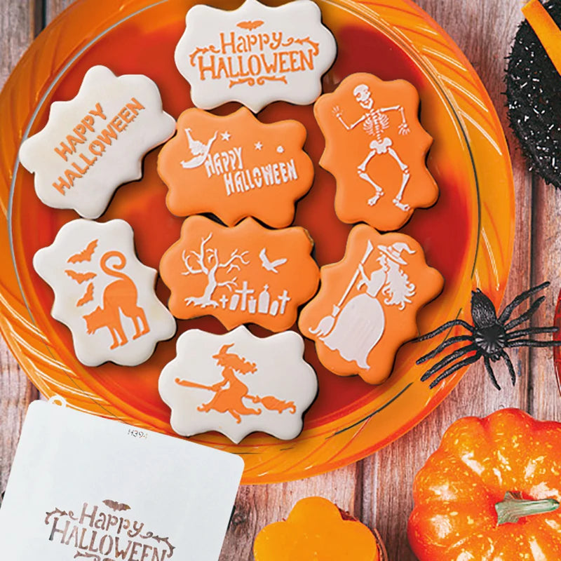 Halloween Cookie Cake Stencils – Fondant Mold Baking Tool Cookie Stencil Mold Babs