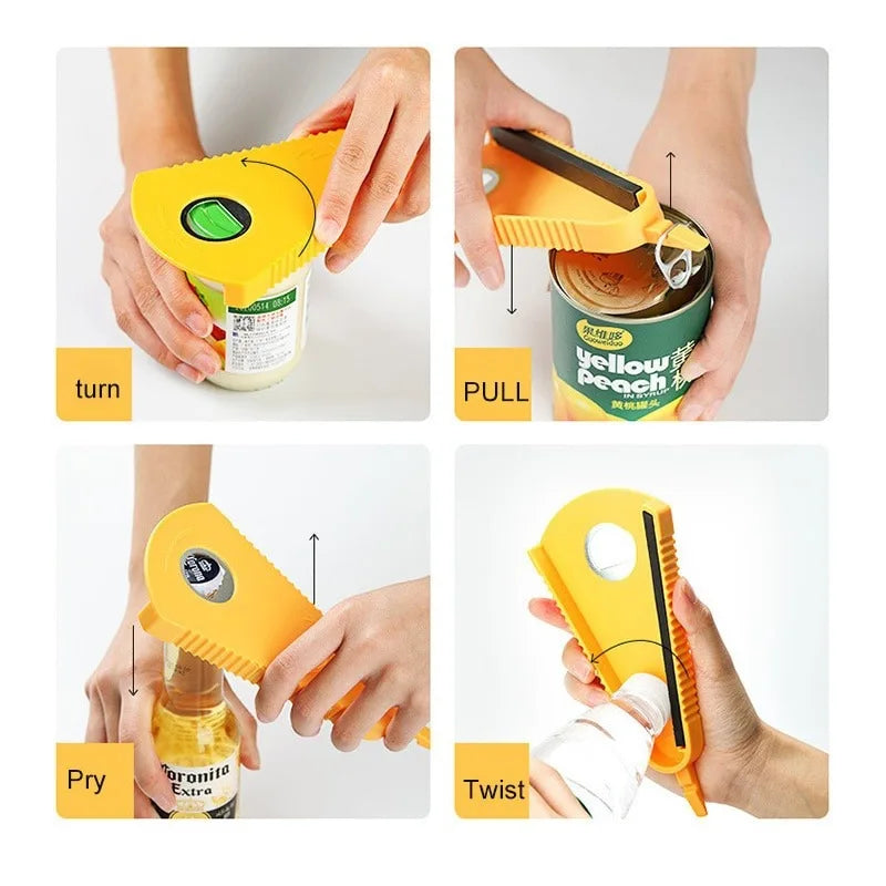 Adjustable Multi-Function Jar & Bottle Cap Opener Kitchen Tool Jar & Bottle Opener Babs