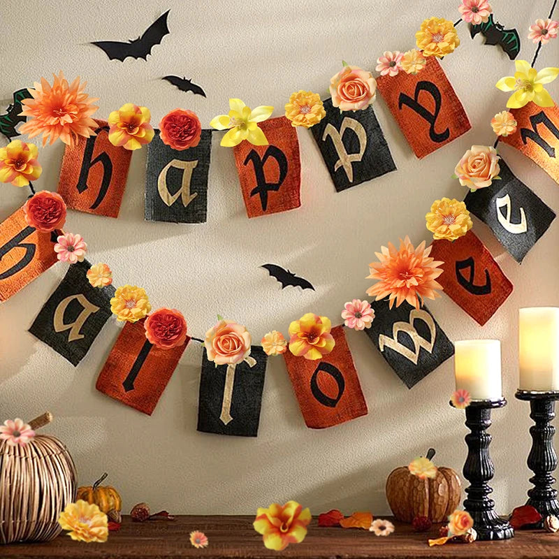 Orange Silk Artificial Rose Daisy Flower Heads 60pcs – DIY Decor Artificial Flower Heads Babs
