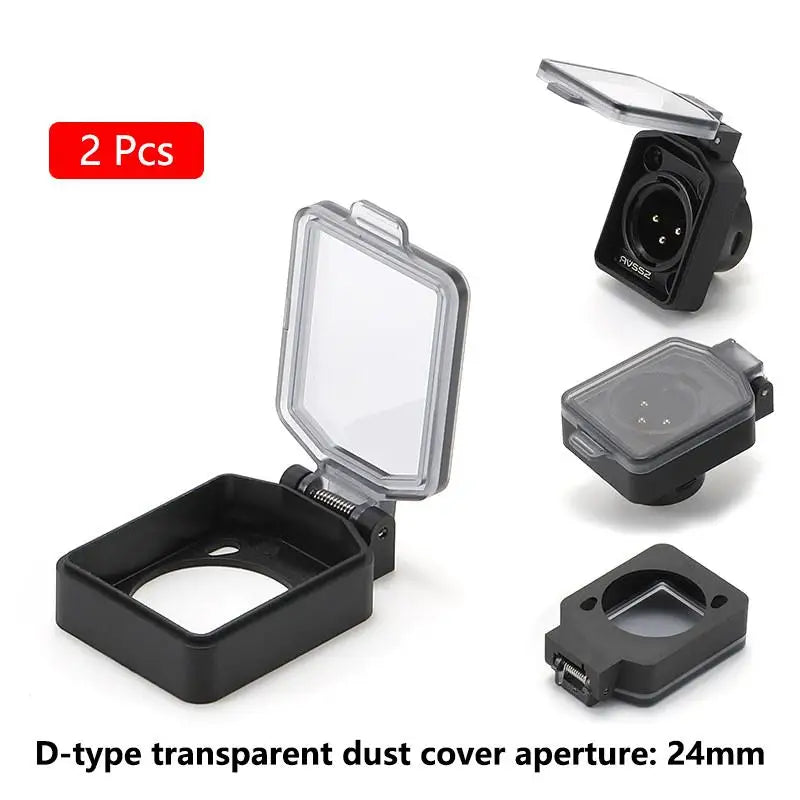 2Pcs Silicone Dust Covers for XLR & 6.35mm Audio Plugs Audio Connector Caps Babs A9