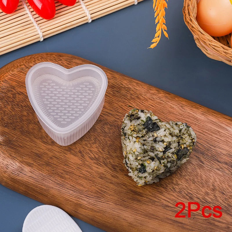 Triangle Onigiri Mold – Easy Sushi & Rice Ball Shaping Tool Sushi Rice Mold Babs 2Pcs-Love