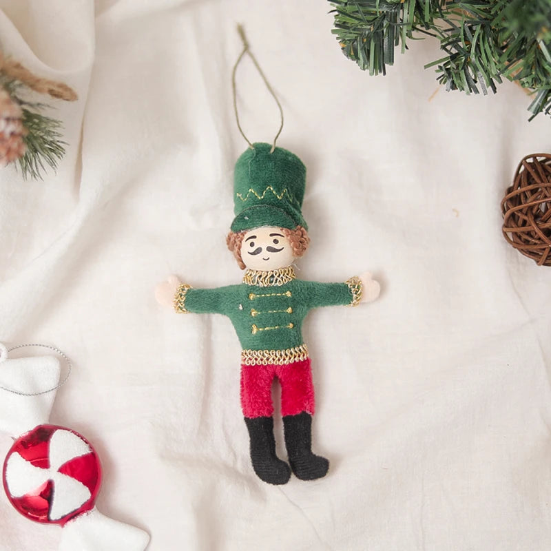 Nutcracker Soldier Christmas Ornament – Festive Holiday Décor Christmas Ornament Babs Green Clothes