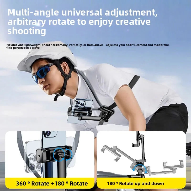 Magnetic Neck Phone Holder POV Mount – Anti-Shake Sports Camera Camera Neck Mount Babs