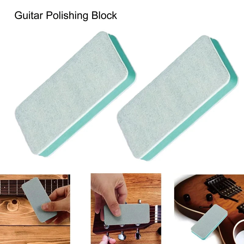 2-Pack Double-Sided Sponge Polishing Block – Guitar & Nail Sanding Polishing Block Babs