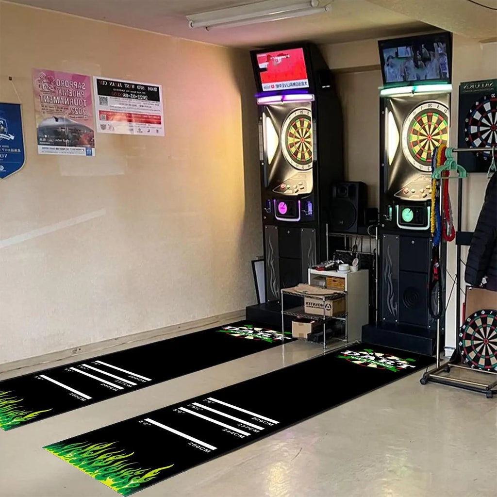 Dart Mat with Standard Throw Lines – Non-Slip Floor Mat Dart Floor Mat Babs