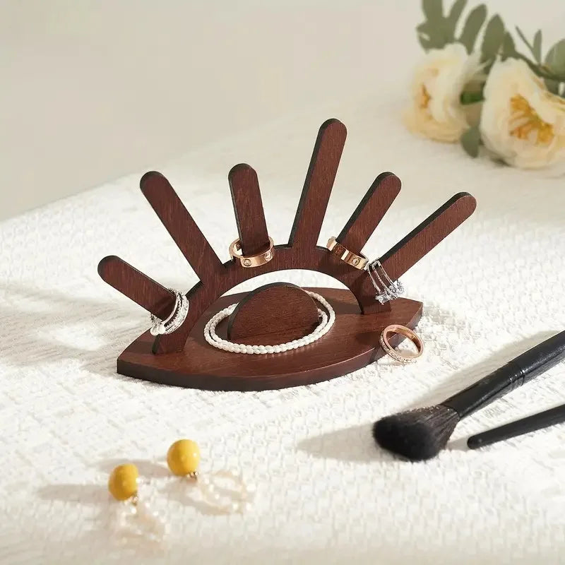 Wooden Ring Holder & Bracelet Display Stand | Desktop Decor Jewelry Display Stand Babs