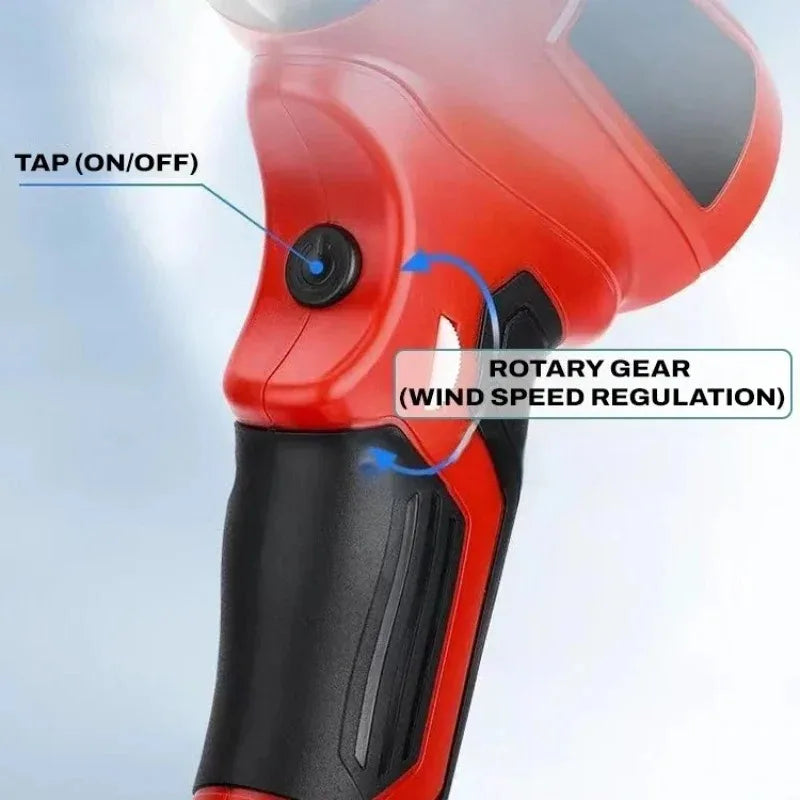 MWQ-TF06 Brushless Blowgun 96,000RPM – Milwaukee 18V Compatible Cordless Air Blower Babs
