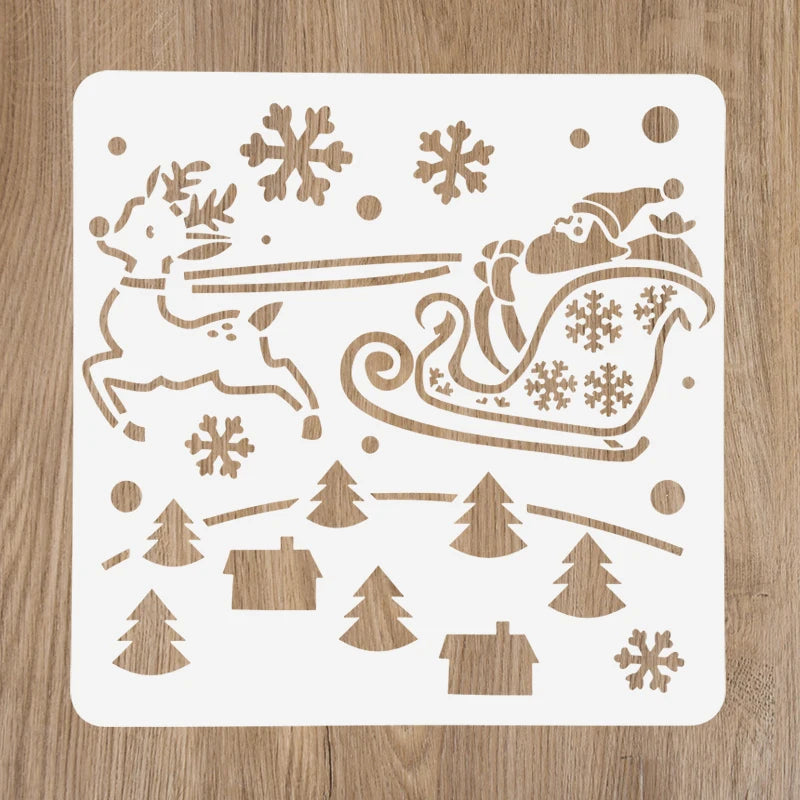 Christmas Drawing Stencils – DIY Cards, Scrapbooking & Wall Decor Christmas Drawing Stencils Babs C03
