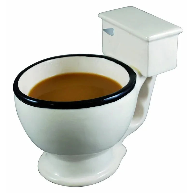 Toilet-Shaped Ceramic Mug | Novelty Coffee & Tea Cup Gift Novelty Ceramic Mug Babs