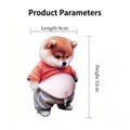 Chubby Shiba Inu Squishy Toy & Car Bumper Protector Sticker Squishy Novelty Toy Babs 1Pc