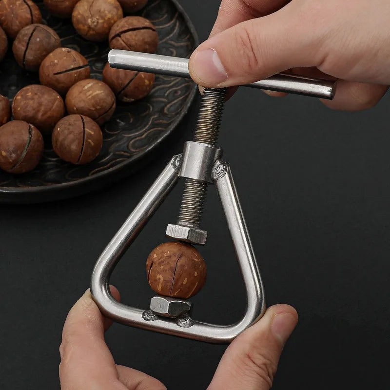 Stainless Steel Adjustable Macadamia Nut Opener Clip Tool Nut Opener Tool Babs