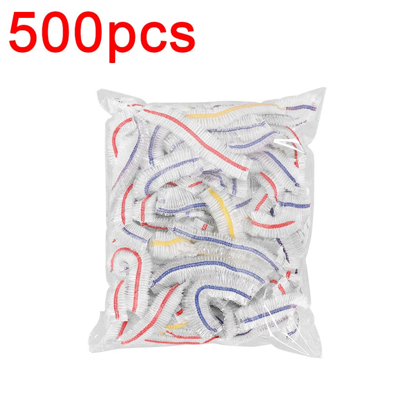 Colorful Disposable Cling Film Food Covers – 50/100/300 Pcs Disposable Food Covers Babs Multicolour 500pcs