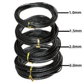 Aluminum Bonsai Training Wire – 4 Thicknesses, 5–15 m Bundles Bonsai Training Wire Babs 20m- (4Rolls) 2.0mm