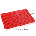Silicone Pyramid Baking Mat – BBQ, Pizza & Oven Tray Liner Silicone Baking Mat Babs Red 1PC