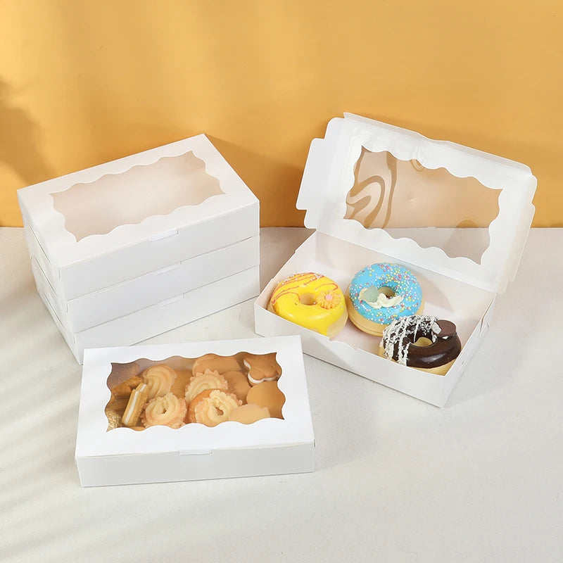 Windowed Kraft Gift Boxes for Candy, Cookies & Party Favors Gift Packaging Boxes Babs