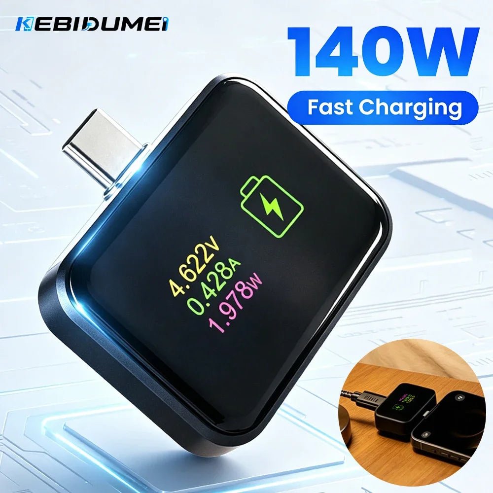 140W USB-C Smart Fast Charger Auto-Disconnect Laptop Adapter USB-C Fast Charger Babs