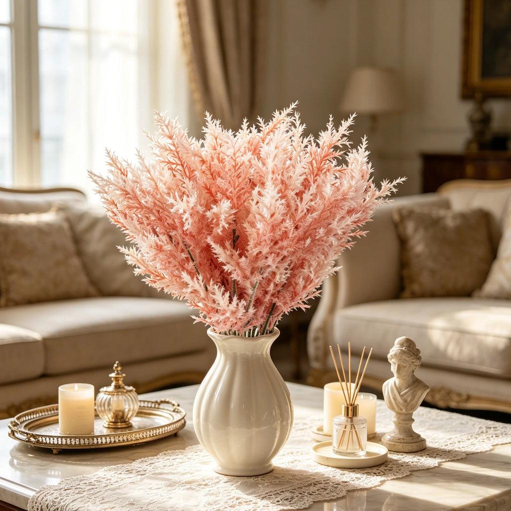 Artificial Silk Pine Cypress Leaves – DIY Wedding & Home Décor Artificial Greenery Sprigs Babs