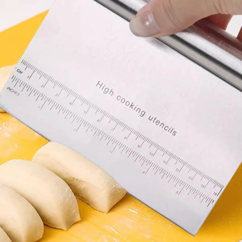 Stainless Steel Dough Scraper & Cake Pastry Cutter Tool Dough Scraper Babs
