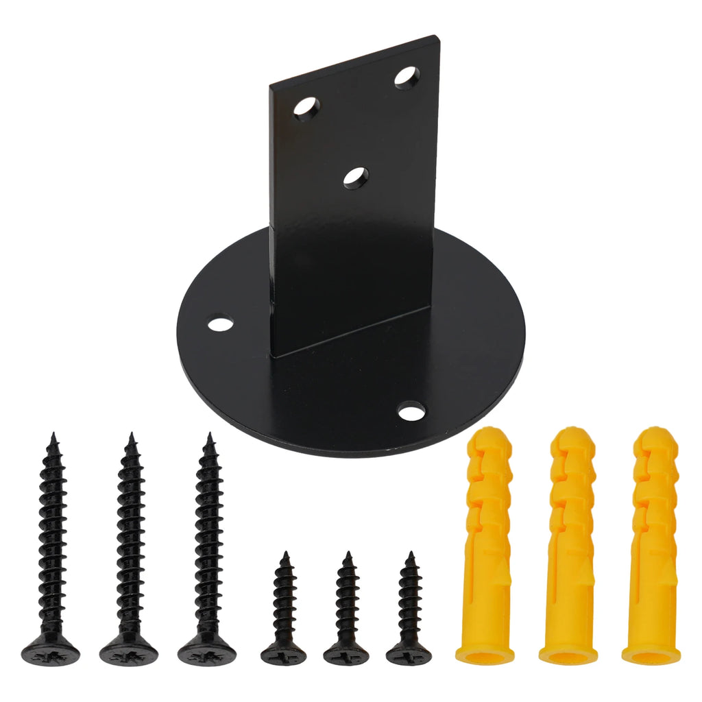 Wall-Mount Stair Handrail Bracket – Black Stainless Steel Handrail Bracket Babs