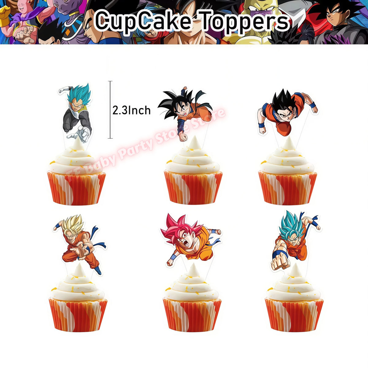 Dragon Ball Z Birthday Party Supplies – Goku Plates & Balloons