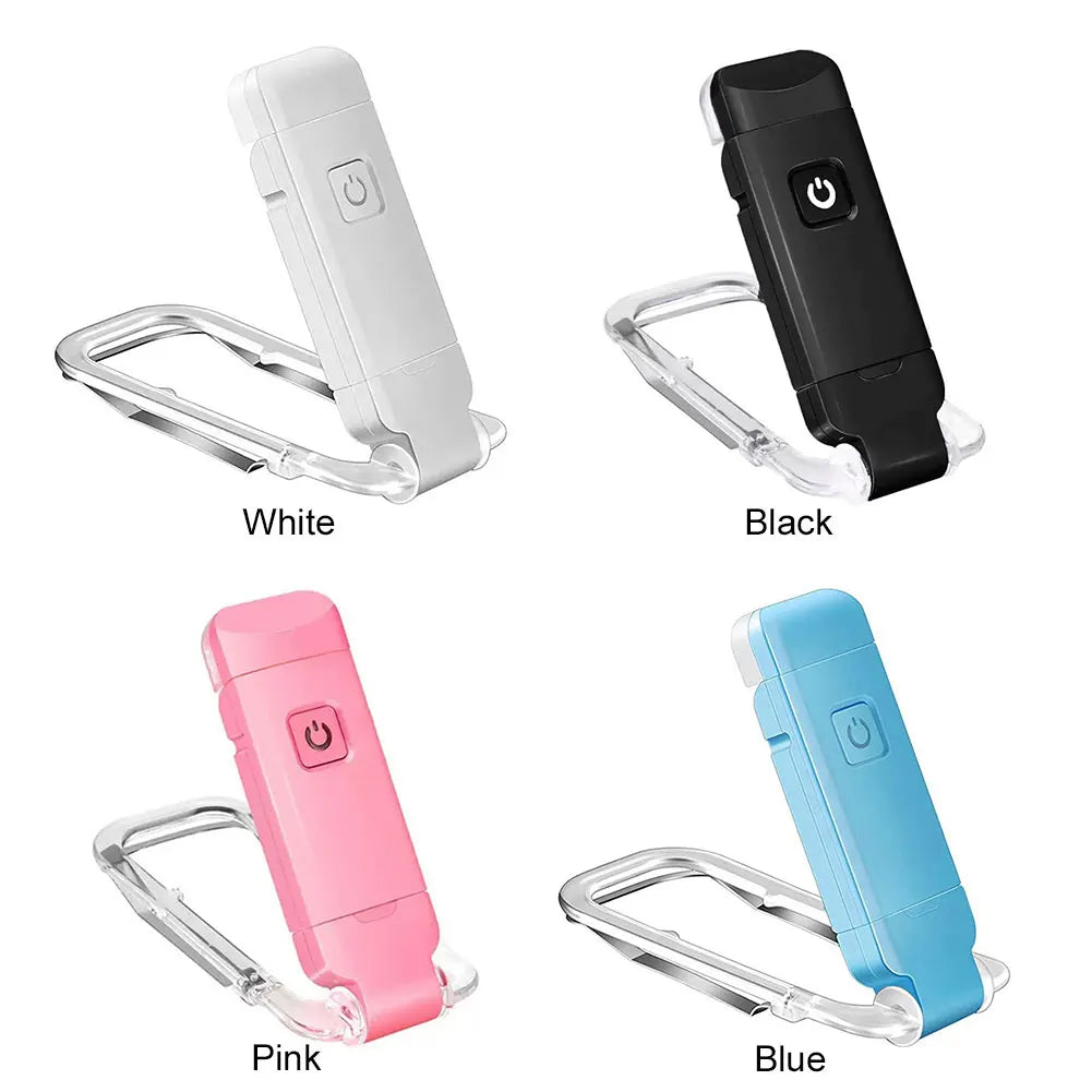 LED USB Rechargeable Clip Book Light – Eye-Friendly Reading Lamp Clip Reading Lamp Babs